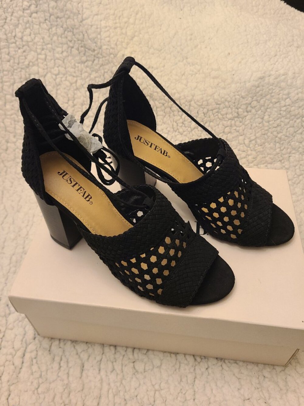 JustFab Woman's shoes-sandals 8 black